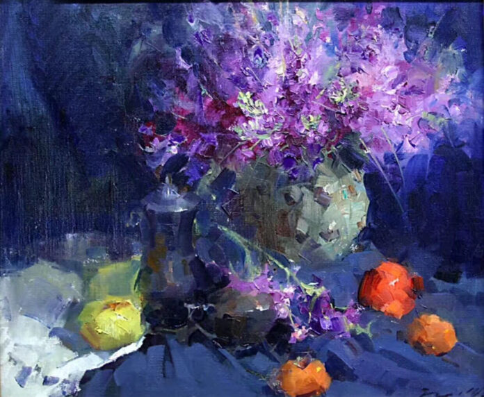 Still life painting by Jove Wang artist