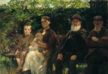Portraits of Dublin Raclin Murphy Museum of Art - Walter Osborne (1859–1903), "In a Dublin Park, Light and Shade," c. 1895, oil on canvas, 27 7/8 x 35 3/4 in., National Gallery of Ireland, Dublin