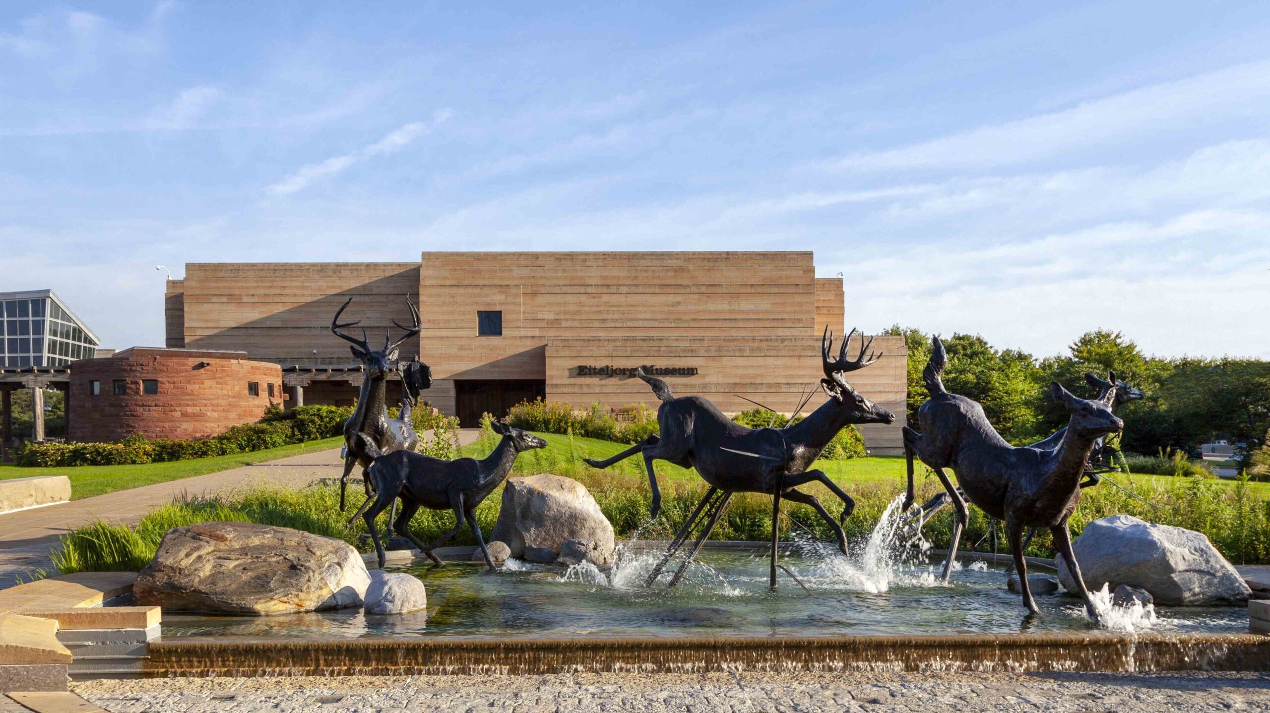 Eiteljorg Museum in downtown Indianapolis, front exterior; Image courtesy of Eiteljorg Museum