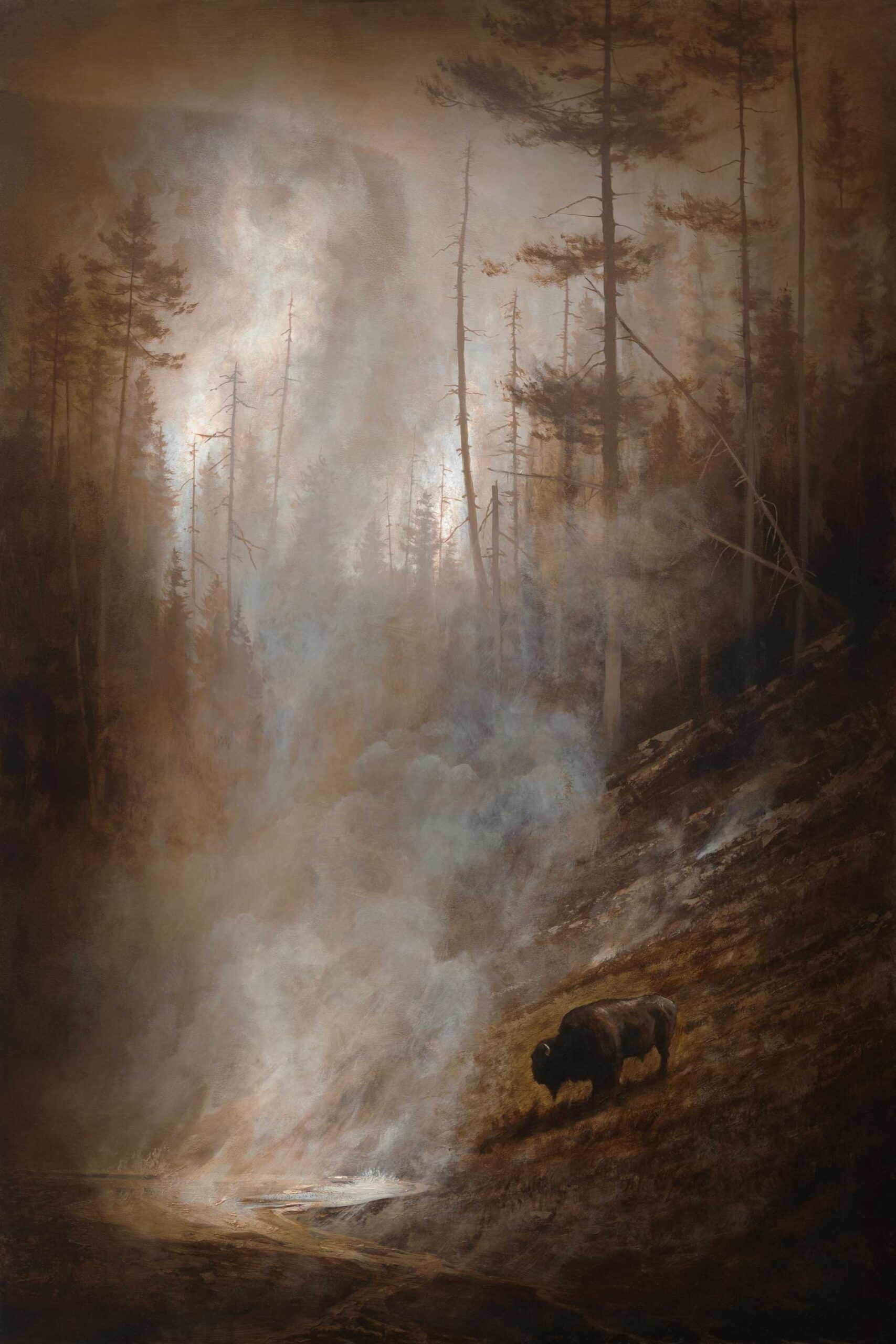 Thomas Kegler, “Out of the Depths, Job 22:21,” oil, 36 x 24 inches