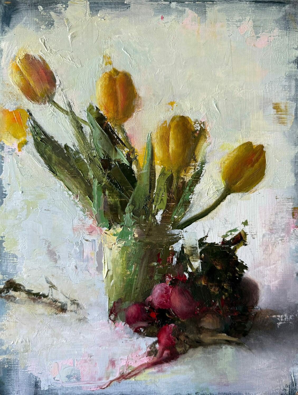 Jen Starling, "Before Dawn," oil, 9 x 12 in., Best Still Life in the May 2025 PleinAir Salon