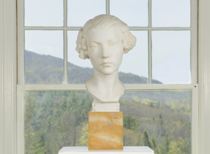 Margaret French (later Cresson), "Girl with the Curls," c. 1920, marble, 20 in. high, Chesterwood, bequest of Margaret French Cresson, NT 73.45.1431; photo: Gregory Cherin