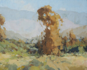 landscape with trees