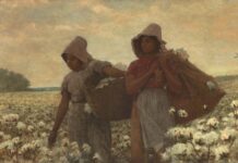Favorite Painting: The Cotton Pickers Winslow Homer (1836–1910), "The Cotton Pickers," 1876, oil on canvas, 24 1/16 x 38 1/8 in., Los Angeles County Museum of Art, M.77.68