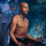 Patricia Watwood: The Fey Wild narrative oil paintings - Patricia Watwood, "Puck," 2025, oil on linen, 40 x 30 inches