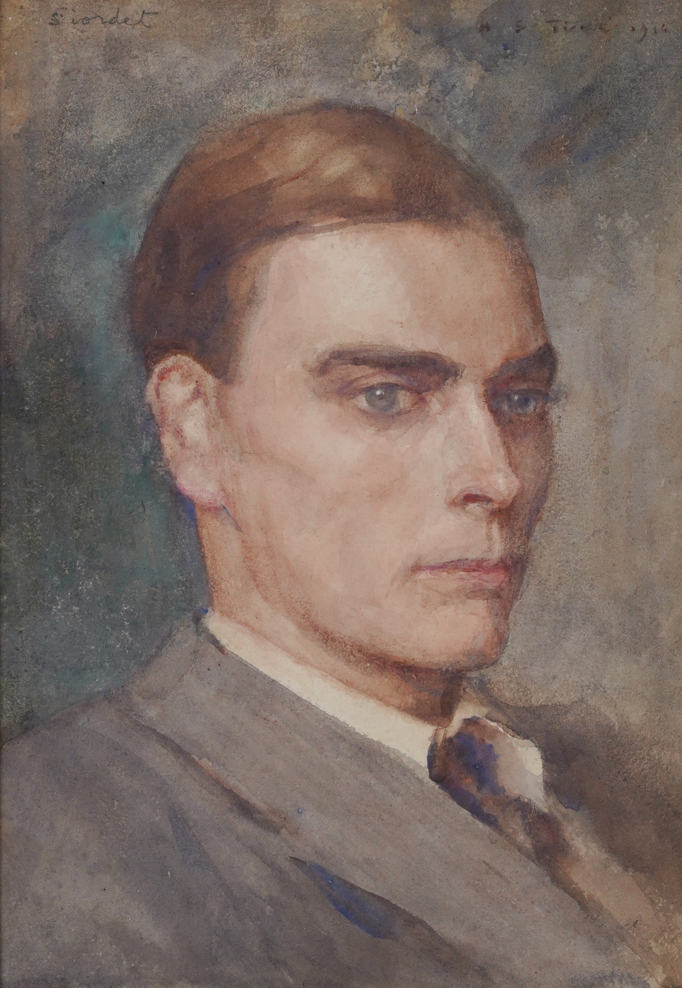 Fine Art Auctions - Henry Scott Tuke's portrait of Gerald Caldwell Siordet