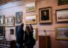 Celebrating the Legacy of T.C. Steele Visitors in the Large Studio of T.C. Steele