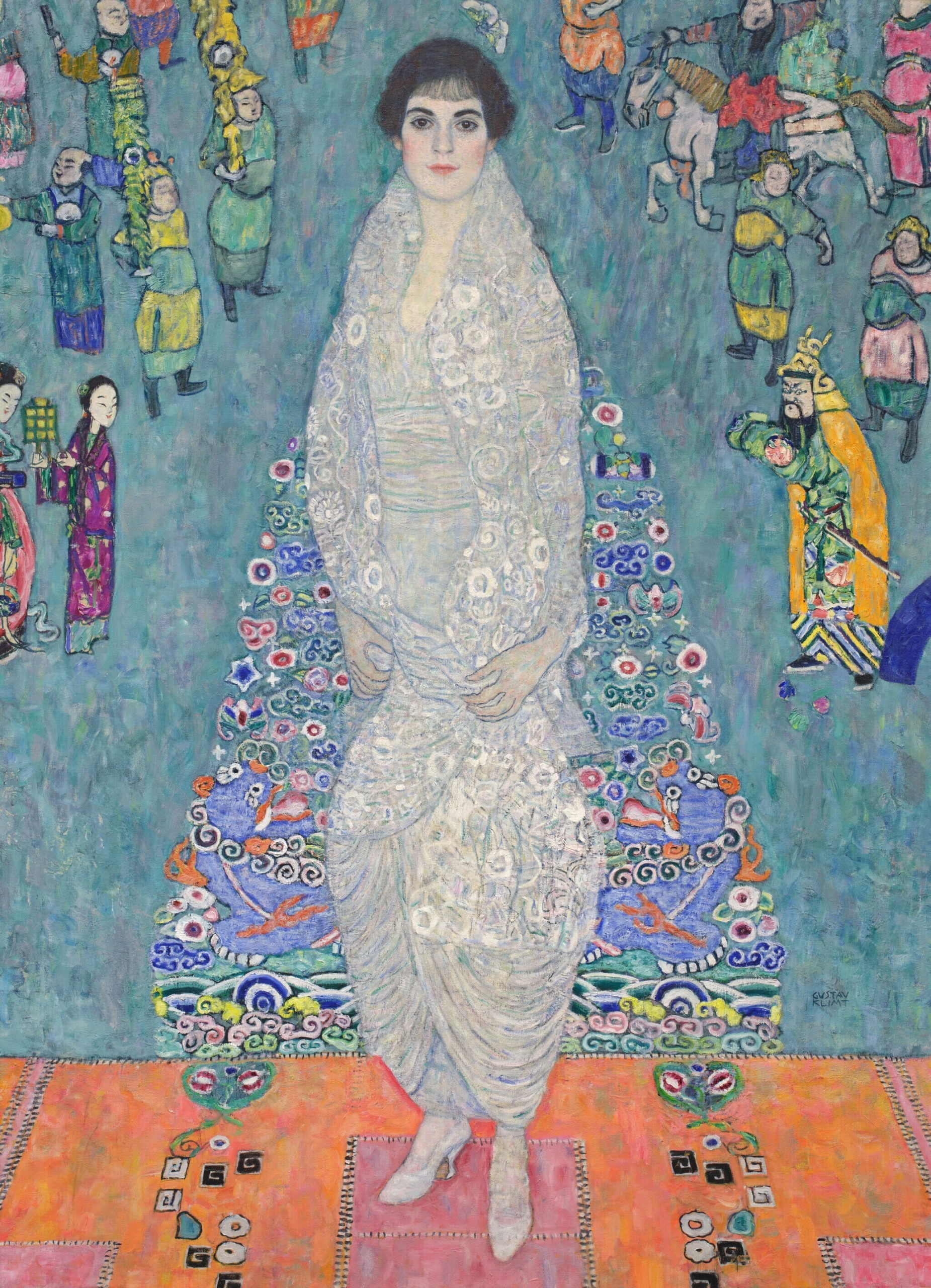 Gustav Klimt, "Bildnis Elisabeth Lederer," 1914-16, Oil on canvas, 180.4 x 130.5 cm