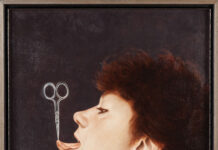 Patrick Farrell: Ever After PATRICK FARRELL (1940–2016), Balance, c. 1985, oil on linen, 20 x 14 in., Miller Art Museum, 2018.7.993, photo: Jason Houge