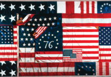 On View: American Flag Paintings by Gary Erbe Painting of the American Flag