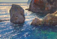 Winning Work: “Lovrijenac Fortress Overlook, Dubrovnik” PleinAir Salon - Fernando Micheli, “Lovrijenac Fortress Overlook, Dubrovnik,” oil, 18 x 14 in.