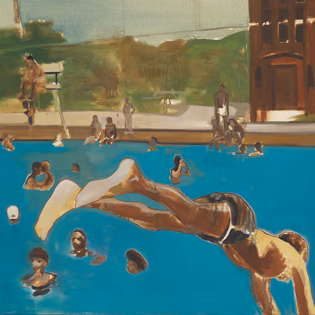 Noah Davis, "1975 (8)," 2013, Private Collection (c) The Estate of Noah Davis, Courtesy The Estate of Noah Davis and David Zwirner. Photo: Kerry McFate