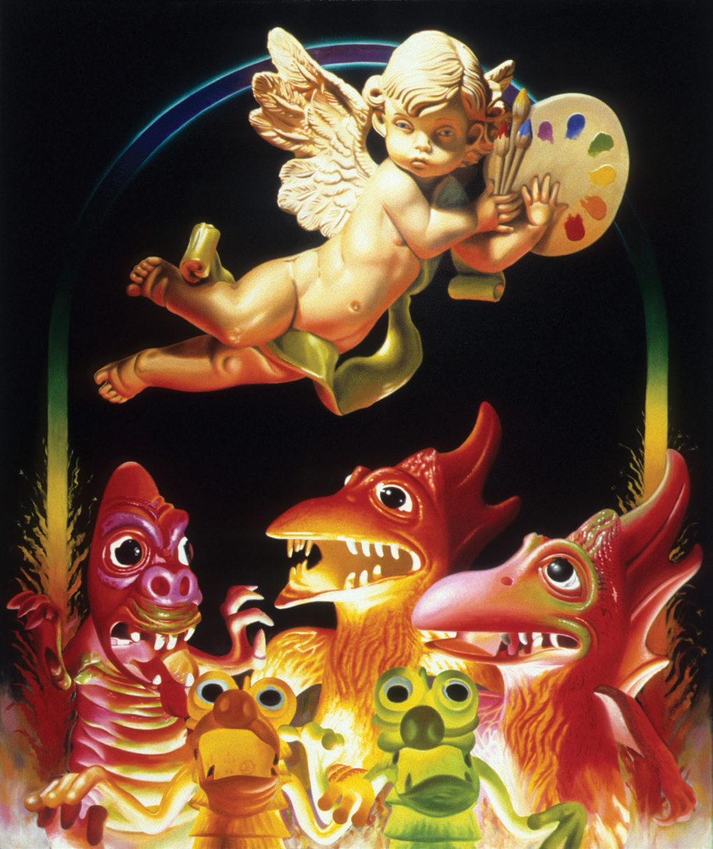 Charles Bell (1935–1995), Art Angel, 1986, 72 x 60 in., Louis K. Meisel Gallery, New York City