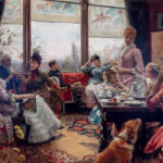 The “Parisianization” of Julius LeBlanc Stewart Julius LeBlanc Stewart, "Five O’Clock Tea," 1883–84, oil on canvas, 65 1/2 x 90 1/2 in., collection of Diane Jacobsen, Jacksonville
