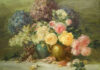 Art With Purpose: A Tribute to Joe Anna Arnett McLarry Fine Art - Joe Anna Arnett, "Antique Roses," 24 x 30 in.