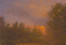 Mastering the Mood: Atmospheric Emotion Jim McVicker, "Summer Sunset," 16 x 20 in. - American Legacy Fine Arts