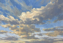 Featured Artwork: Laurel Daniel sun with clouds