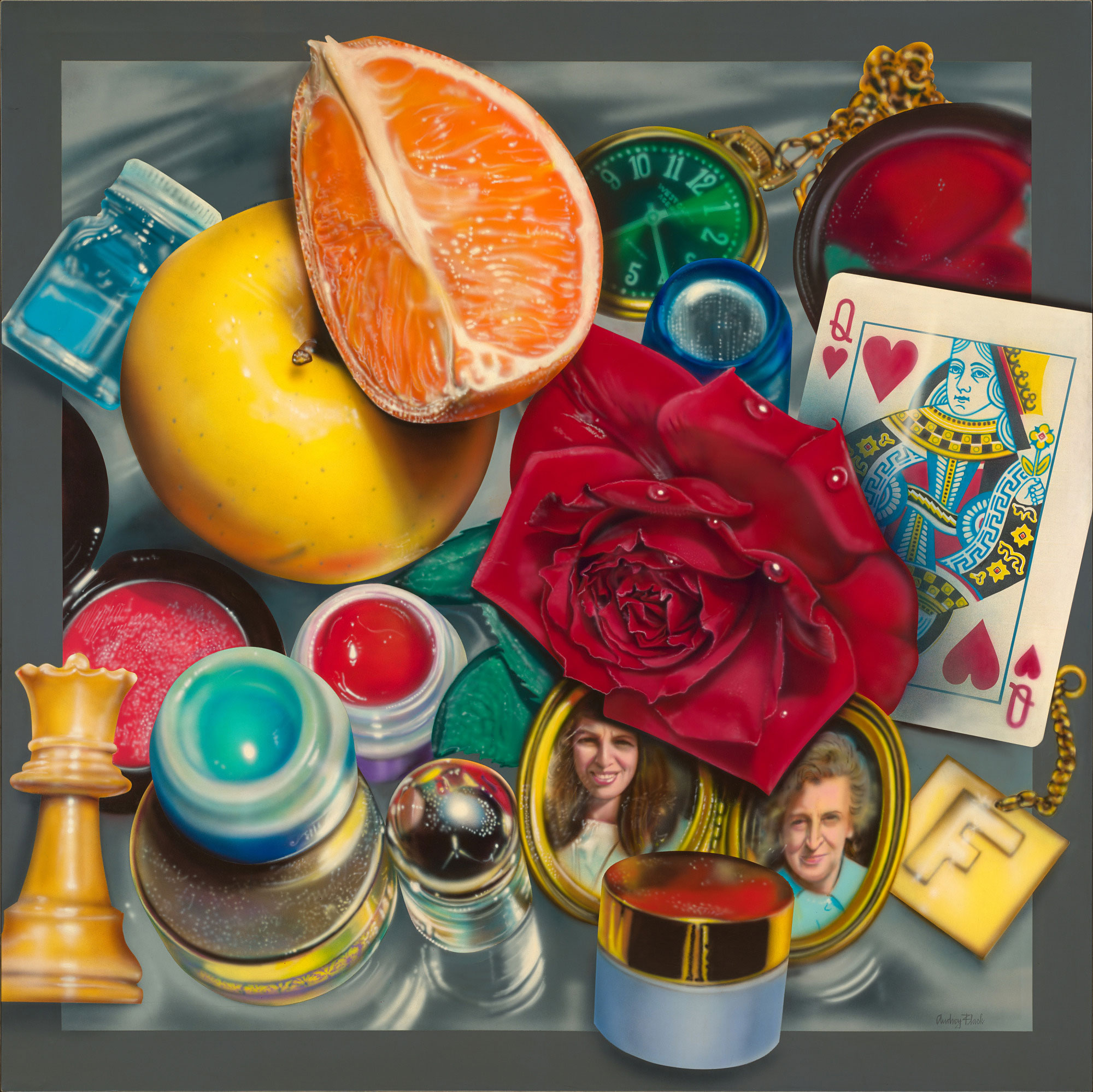 Photorealism still life painting