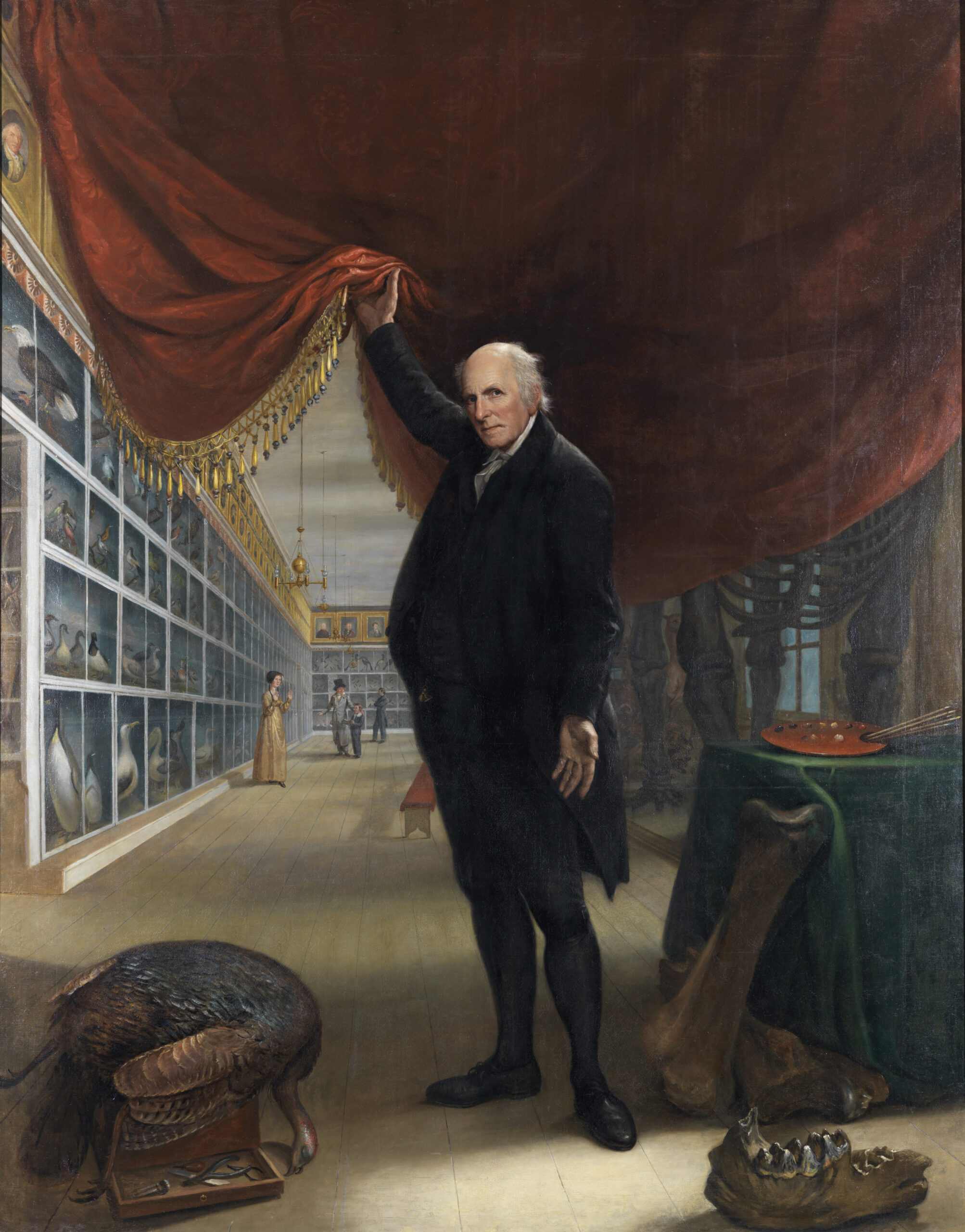 American Art - Charles Willson Peale (1741–1827), “The Artist in His Museum,” 1822. Oil on canvas, 103 ¾ x 79 7/8 in. Gift of Mrs. Sarah Harrison (The Joseph Harrison, Jr. Collection), 1878.1.2.