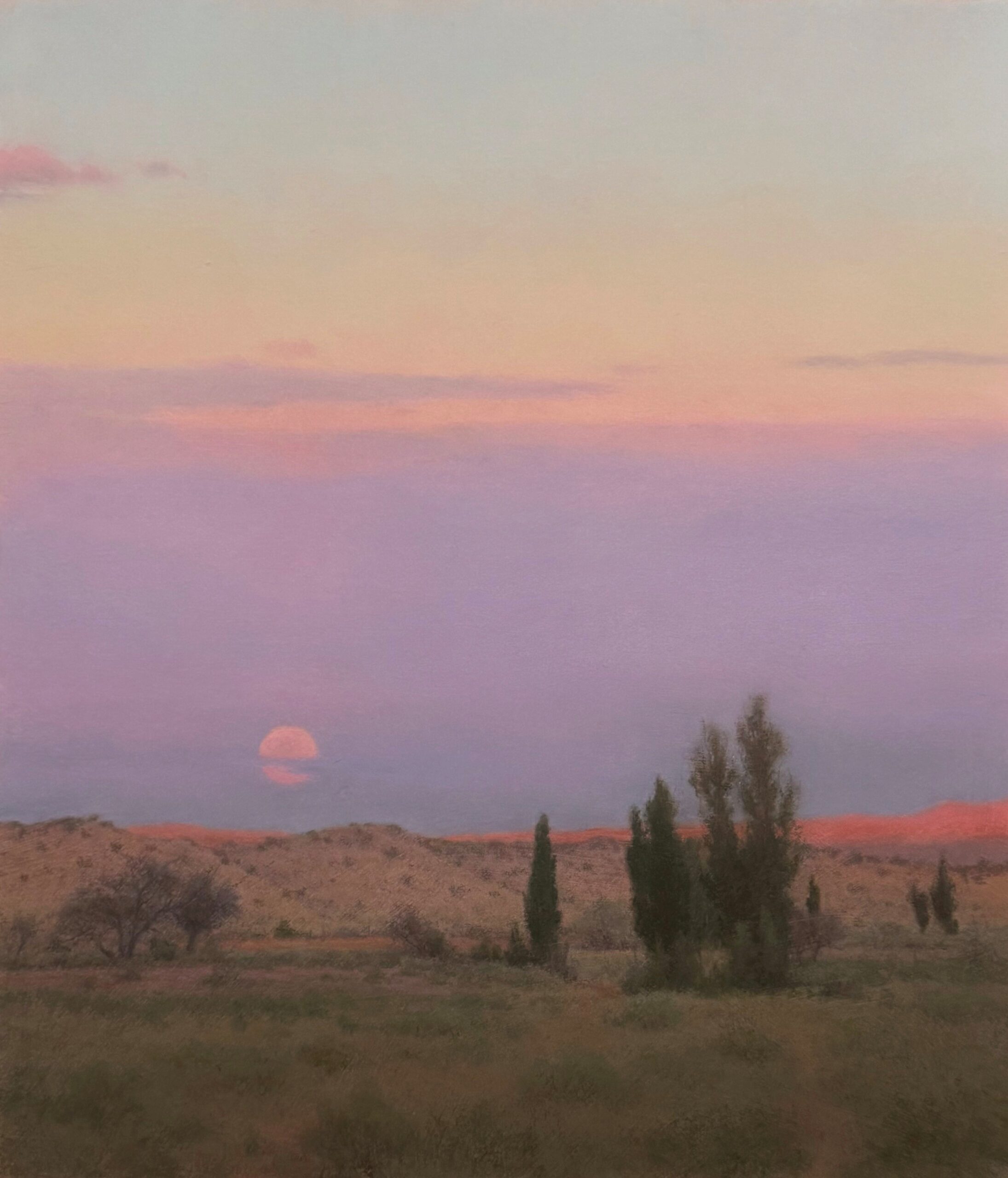 D. LaRue Mahlke, "In Quiet Reverie," Soft pastel, 20.25 x 17.75 in.