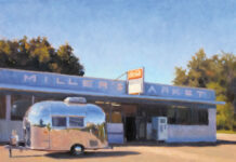 California Art Club Celebrates 115th Annual Gold Medal Exhibition California Art Club - Timothy Horn (b. 1961), "Miller’s Market," 2023, oil on canvas, 18 x 24 in.