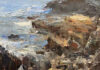 Jove Wang: Instinct and Feeling Jove Wang (b. 1962), "Three Arch Bay, Laguna Beach," 2025, oil on linen, 24 x 30 in.