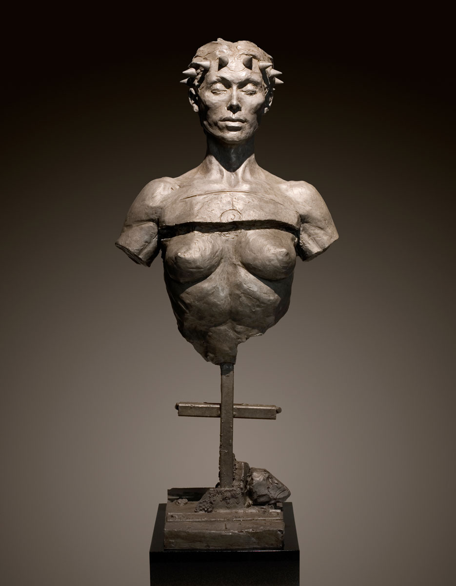 Paige Bradley, “Liberty,”Bronze, 30 x 14 x 12 inches 