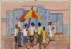 My Favorite Painting: “Children at Ice Cream Stand” Harlem art - William H. Johnson (1901–1970), "Children at Ice Cream Stand," c. 1939–42, tempera, pen and ink, and pencil on paper, 12 5⁄8 x 15 in., Smithsonian American Art Museum