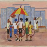 My Favorite Painting: “Children at Ice Cream Stand” Harlem art - William H. Johnson (1901–1970), "Children at Ice Cream Stand," c. 1939–42, tempera, pen and ink, and pencil on paper, 12 5⁄8 x 15 in., Smithsonian American Art Museum