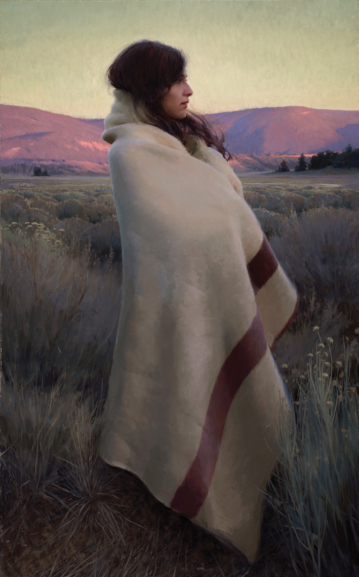 Jeremy Lipking (b. 1975), "Silence & Sagebrush," 2014, oil on linen, 58 x 36 in., Prix de West Collection, National Cowboy & Western Heritage Museum, Oklahoma City