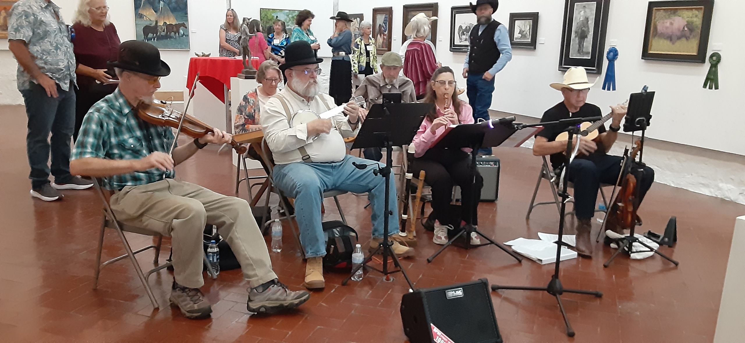 The Fort Concho Band entertained the audience using instruments and playing period music from Fort Concho's active years.