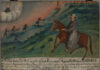 Another American Origin Story Tejano art - Godina (New Spain), “Ex-voto to San Nicolás de Tolentino,” 18th century, Oil on tin, 14 ¾ x 17 ½ in., Private Collection