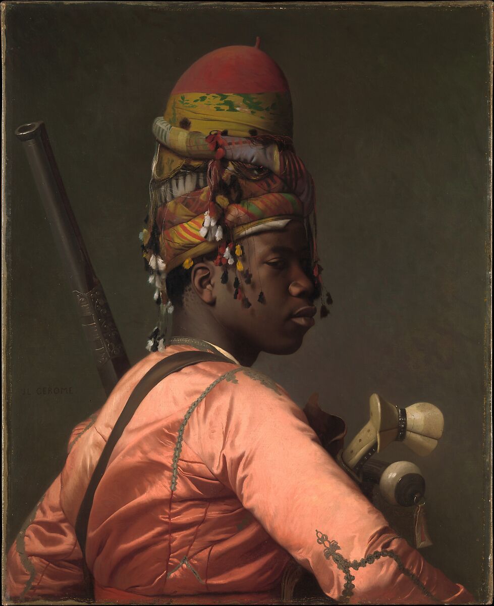 Orientalism - Jean-Léon Gérôme, "Bashi-Bazouk," 1868-69, oil on canvas, 31 3/4 x 26 in. (80.6 x 66 cm), Gift of Mrs. Charles Wrightsman, 2008