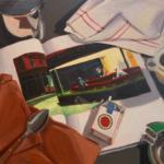 Debbie Mueller: Held Between Light and Shadow "Ode to Nighthawks" by Debbie Mueller