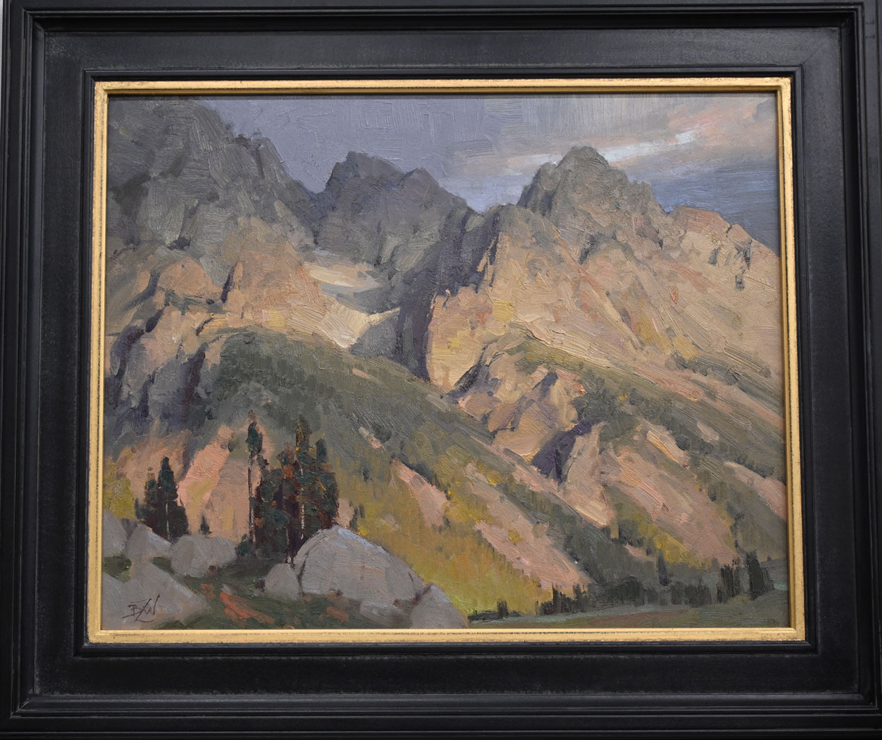 Benjamin Walter, "Mountain Sunrise," oil