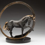 Rendezvous Royale Returns Rendezvous Royale - Amanda Markel (b. 1994), "Striker," 2026, bronze (edition of 19), 19 x 17 x 11 in.