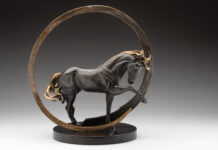 Rendezvous Royale Returns Rendezvous Royale - Amanda Markel (b. 1994), "Striker," 2026, bronze (edition of 19), 19 x 17 x 11 in.