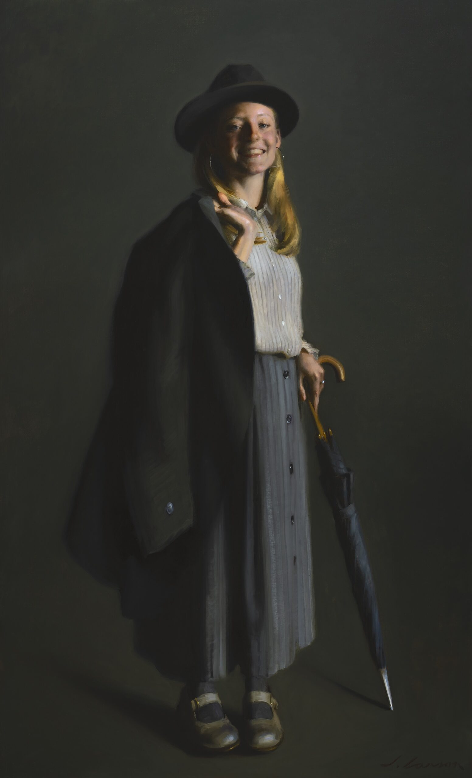 Jeffrey T. Larson, "Allegro," 76 x 46 in., figurative art
