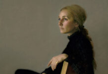 Jeffrey T. Larson: One Man Exhibition Jeffrey T. Larson, "Sophia McCann,” 36 x 36 in.