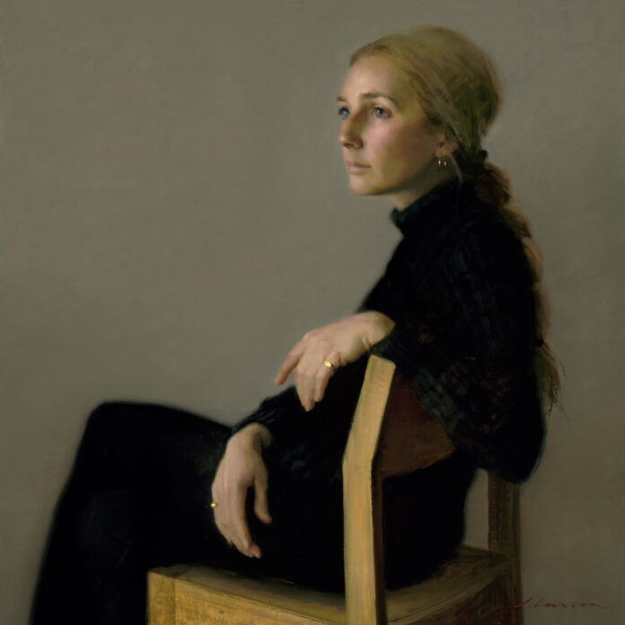 Jeffrey T. Larson, "Sophia McCann,” 36 x 36 in. Jeffrey T. Larson, "Sophia McCann,” 36 x 36 in.
